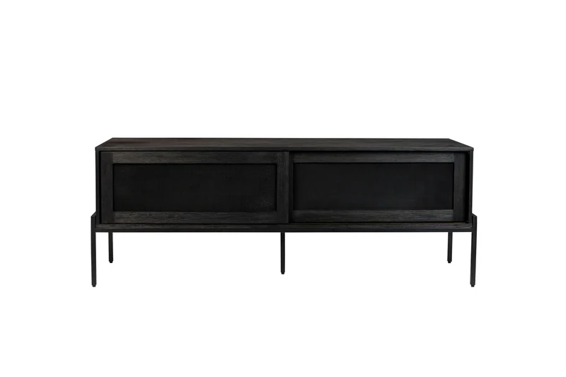 Zuiver Sideboard Hardy Black – Eiche, 45 × 160 × 60 cm