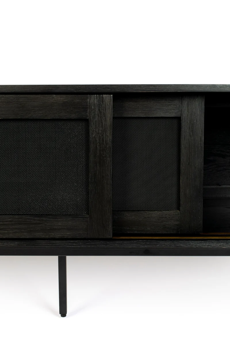 Zuiver Sideboard Hardy Black – Eiche, 45 × 160 × 60 cm