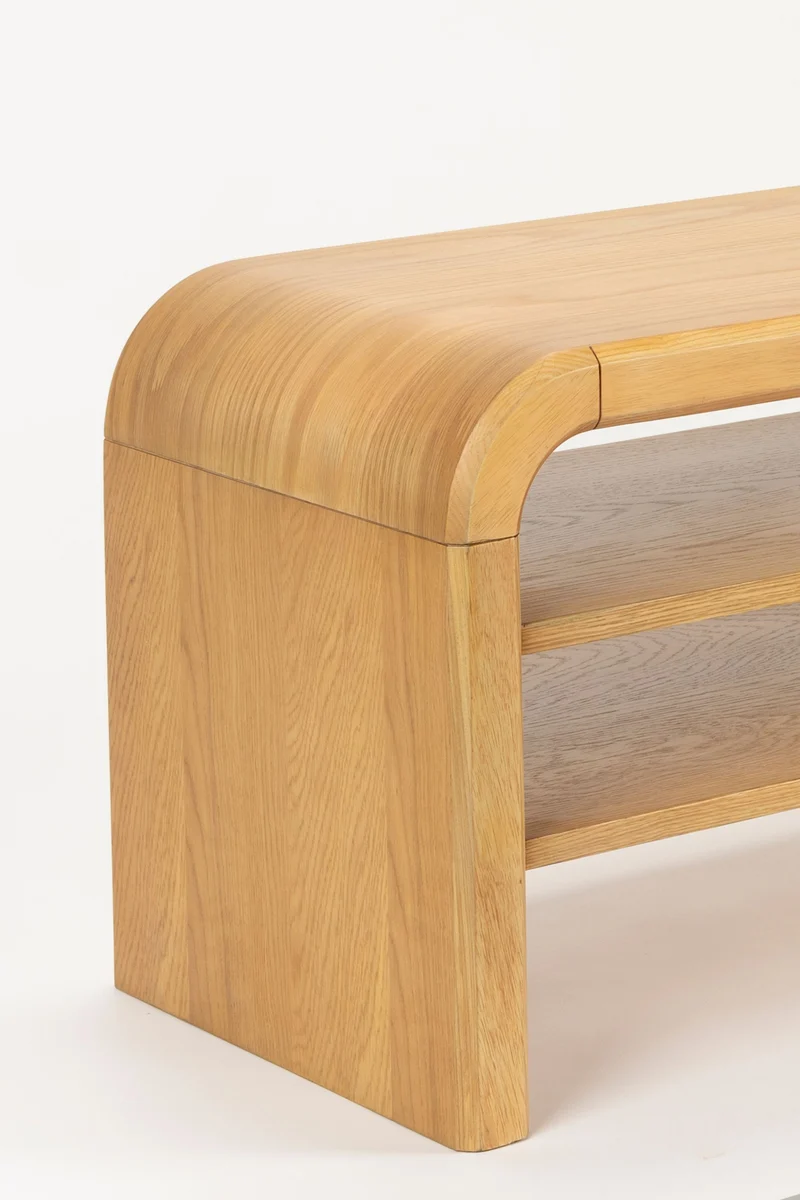 Zuiver Sideboard Brave – Braun, Eichenfurnier, 160 × 40 × 45 cm