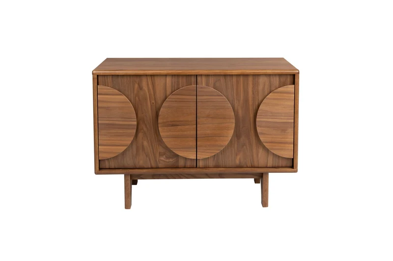 Zuiver Sideboard Groove 2 Doors – Nussbaum, 40 × 82 × 58 cm