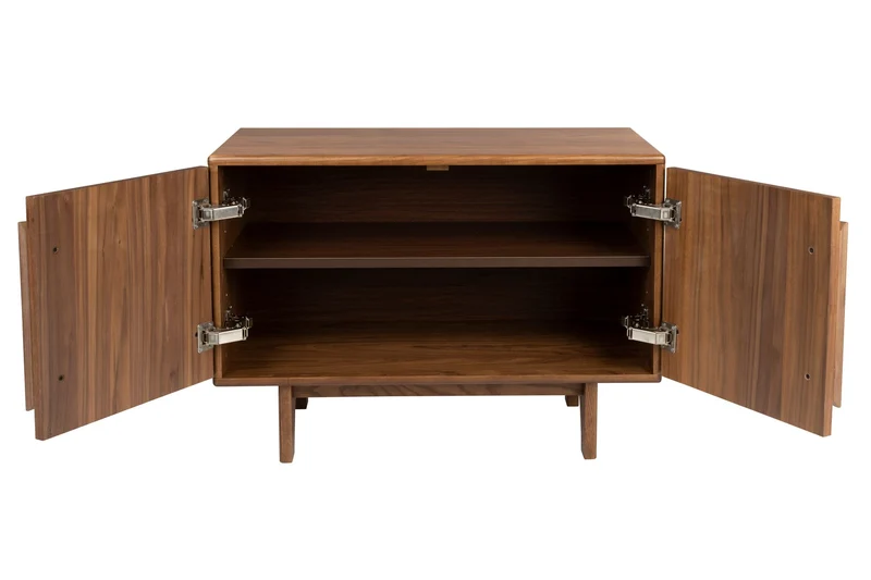 Zuiver Sideboard Groove 2 Doors – Nussbaum, 40 × 82 × 58 cm