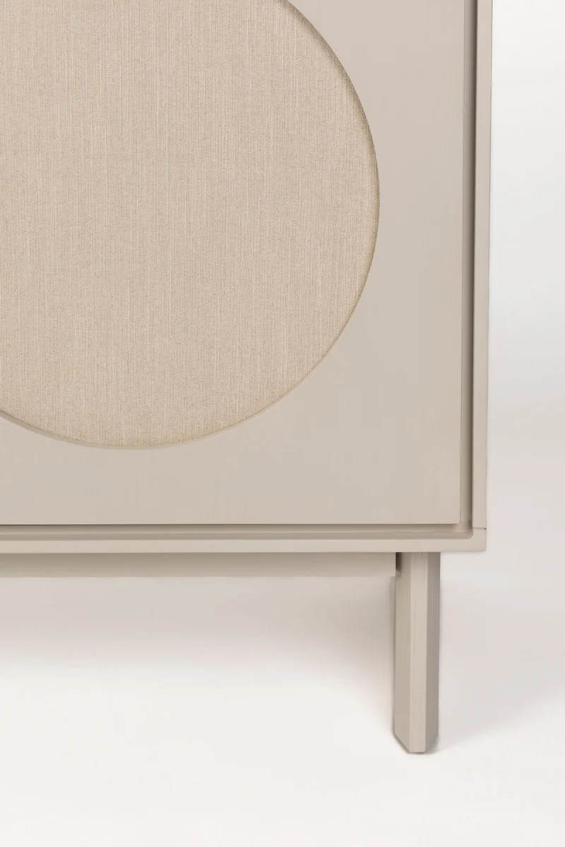 Zuiver Sideboard Twin 2 Doors – Grau, Akazienholz, 45 × 100 × 70 cm