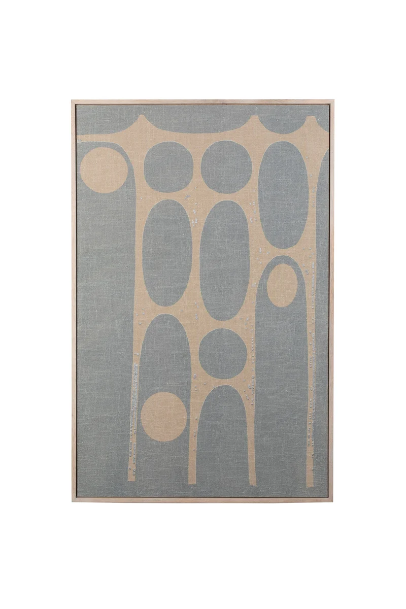 Zuiver Wanddekoration Galaxy – Schwarz, Baumwolle, 48 × 104 × 5 cm
