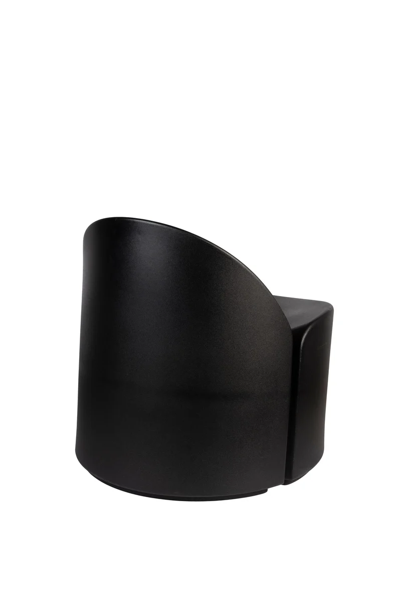 Zuiver Loungesessel Bloom Black – Schwarz, 72 × 69 × 70 cm