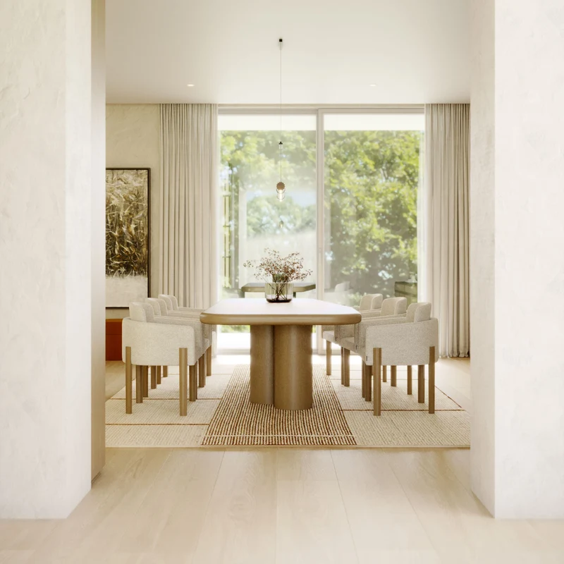 Stylish Club Natur Esstisch