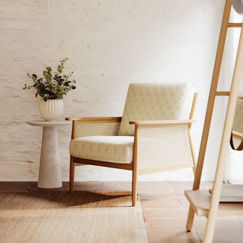 Stylish Club Natur Sessel