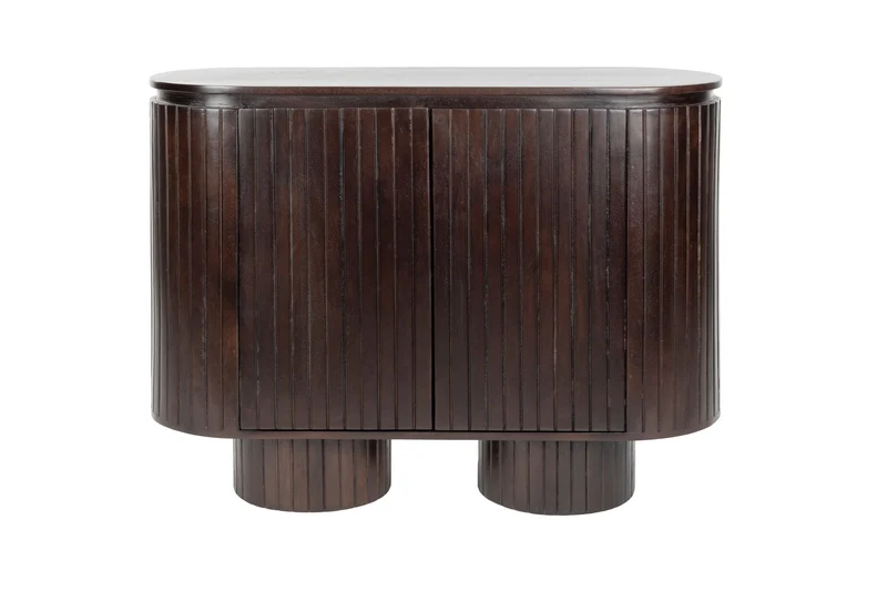 Dutchbone Schrank Kenji – Braun, Mangoholz, 40 × 110 × 80 cm