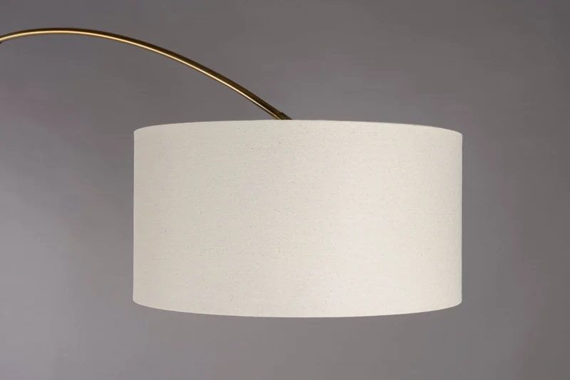 Dutchbone Stehleuchte Archie – Gold, Eisen, 182 × 50 × 212 cm