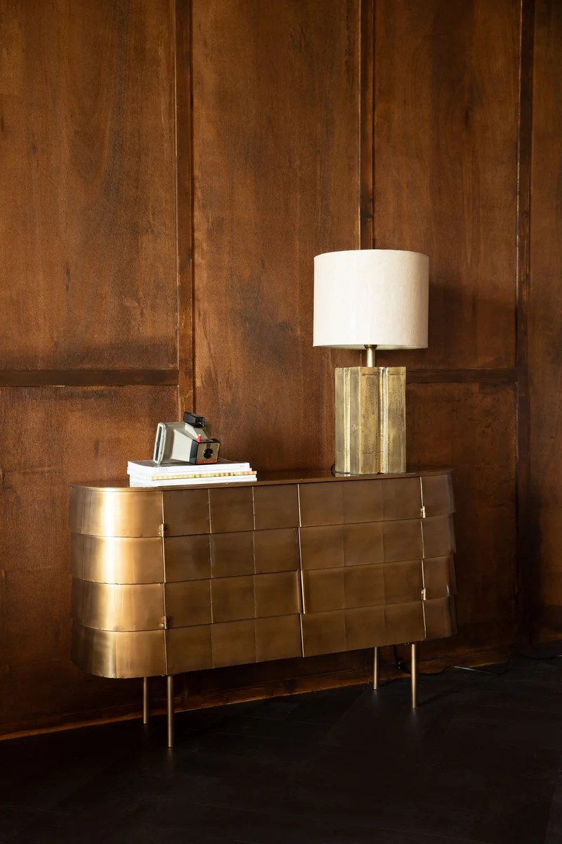 Dutchbone Sideboard Hanna – Gold, Eisen, 26 × 117 × 70 cm