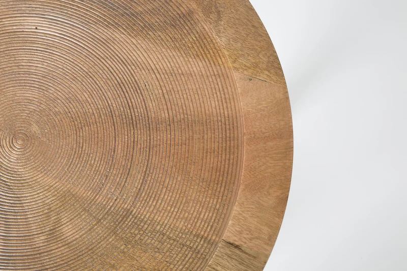 Zuiver Beistelltisch Dendron S – Braun, Mangoholz, 43 × 43 × 45 cm