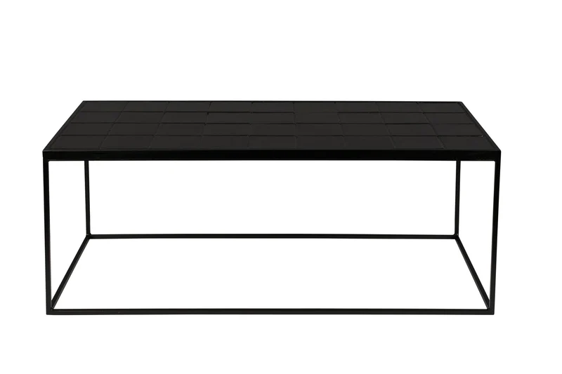Zuiver Couchtisch Glazed – Schwarz, Keramik, 93 × 42,5 × 35,5 cm