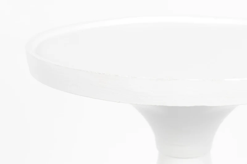 Zuiver Beistelltisch Floss – Weiß, Aluminium, 28 × 28 × 56 cm