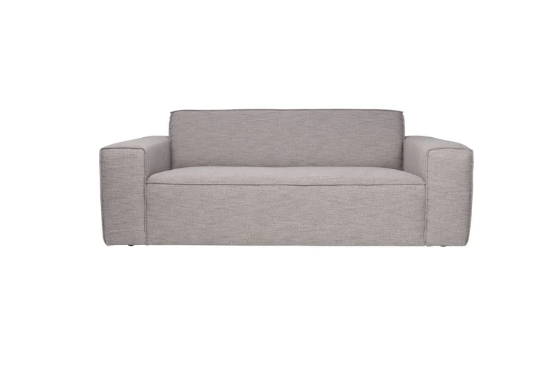 Zuiver Sofa Bor 2,5-Sitzer – Grau, Stoff, 94 × 200 × 74 cm