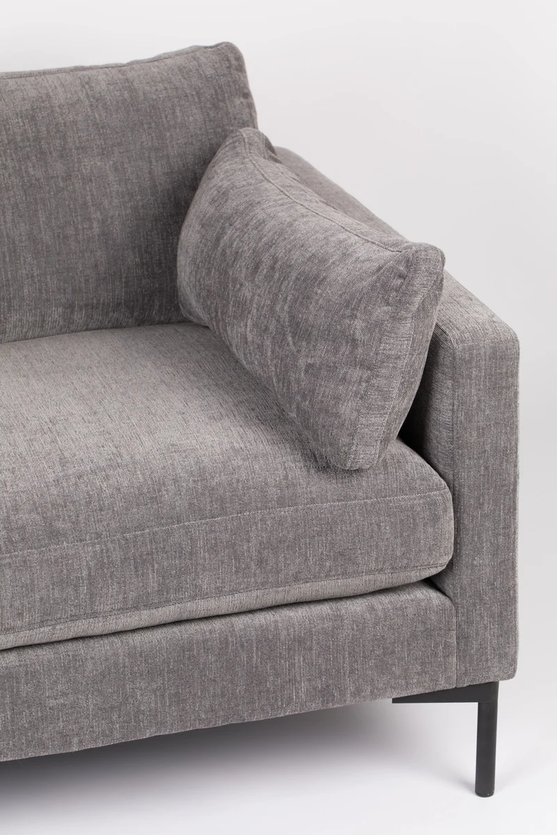 Zuiver Sofa Summer 4,5-Sitzer – Anthrazit, Stoff, 101 × 335 × 82 cm