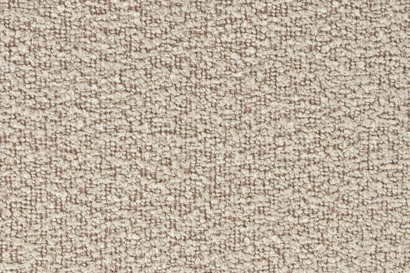 White Label Living Sitzbank Noxx – Beige, Polyester, 120 × 46 × 41 cm