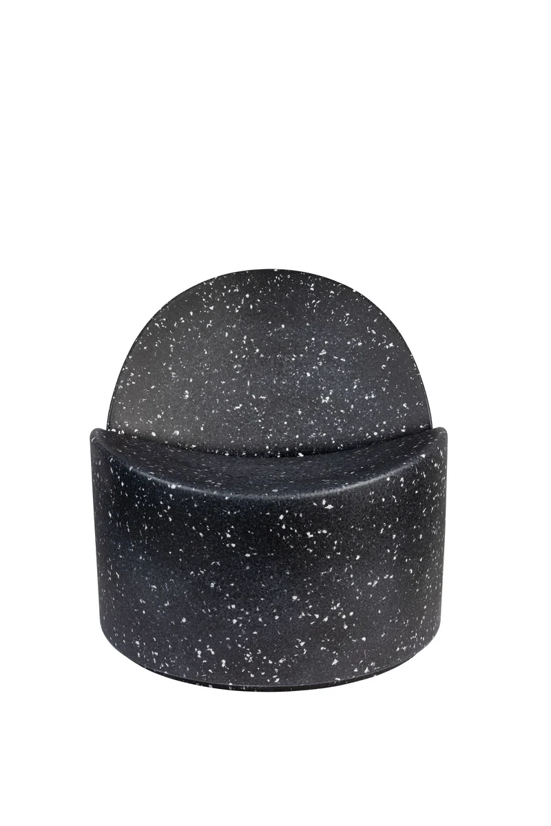 Zuiver Loungesessel Bloom – Black-Galaxy, 72 × 69 × 70 cm