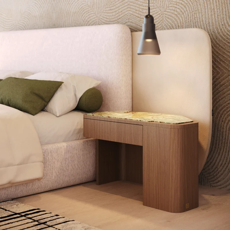 Stylish Club Margem (1 Drawer) Nachttisch