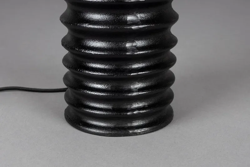 Dutchbone Tischleuchte Yalu – Schwarz, Aluminium, 27 × 27 × 54 cm