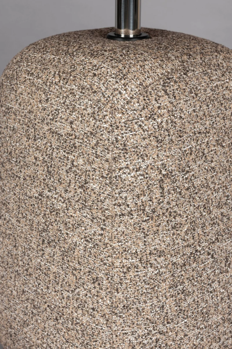 Dutchbone Beistelltisch Shelly Cinnamon – Braun, MDF, 48 × 48 × 51,5 cm