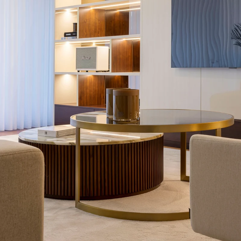 Stylish Club Copper Couchtisch