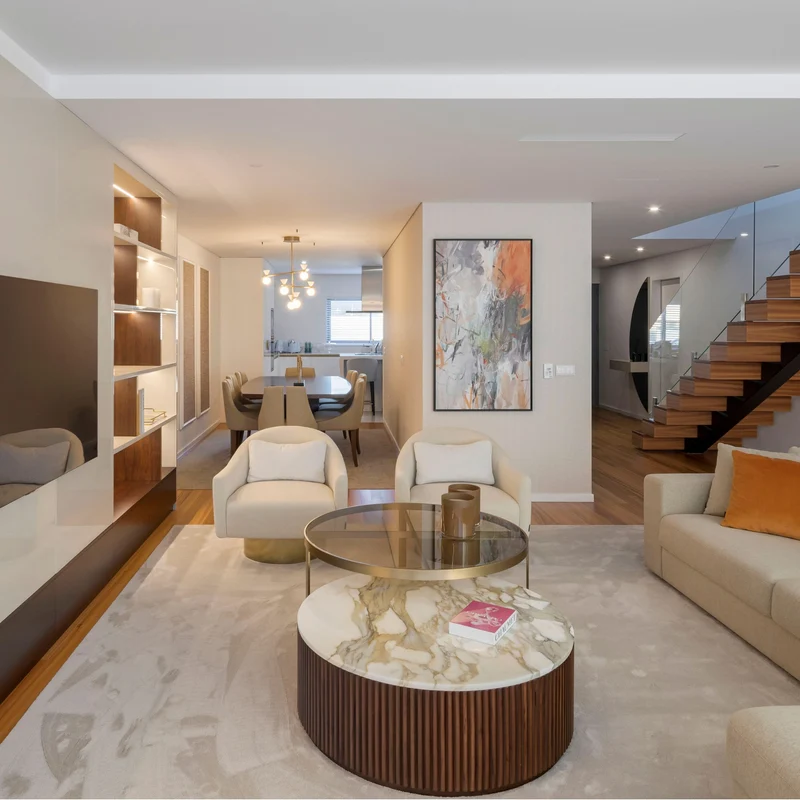 Stylish Club Copper Couchtisch