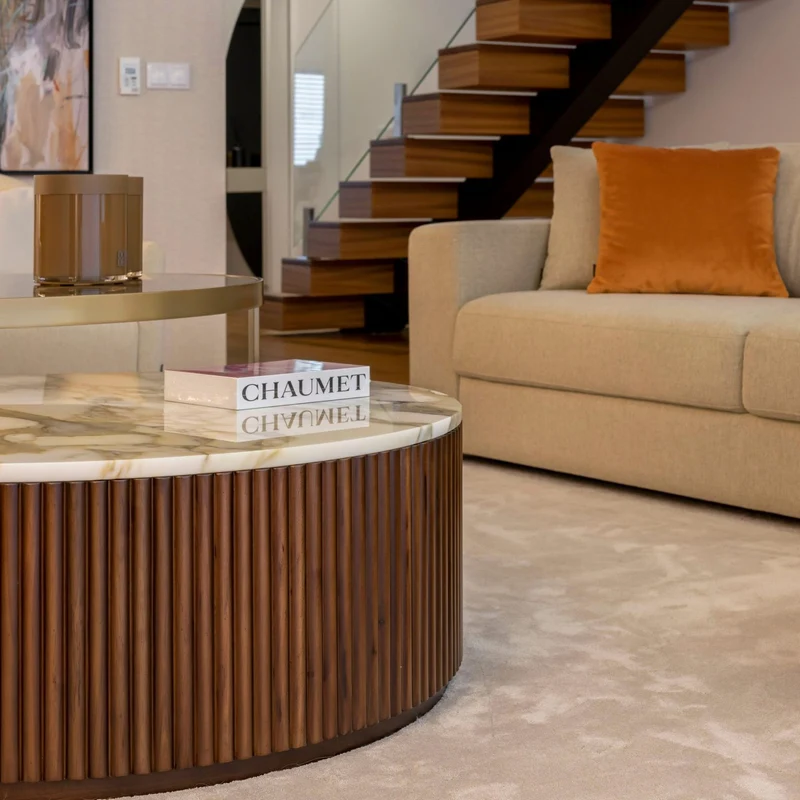 Stylish Club Copper Couchtisch