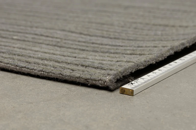 Zuiver Teppich Waves 170 × 240 cm – Steingrün, Wolle