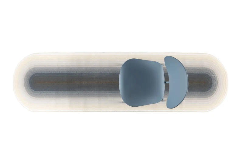 Zuiver Teppich Olympic 67 × 245 cm – Blau