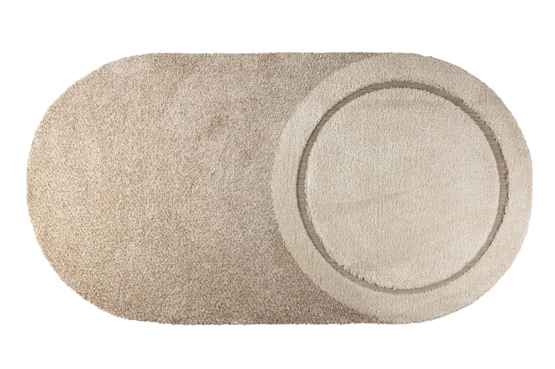Zuiver Teppich Spark 160 × 300 cm – Beige, Wolle