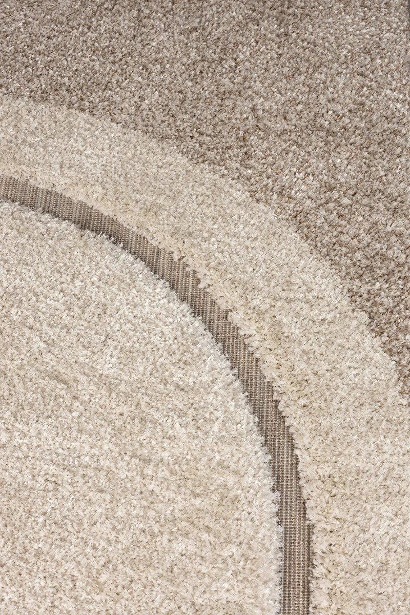 Zuiver Teppich Spark 160 × 300 cm – Beige, Wolle