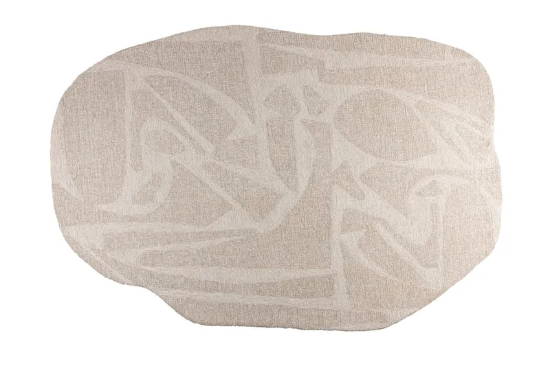 Zuiver Teppich Forms 160 × 230 cm – Weiß, Wolle