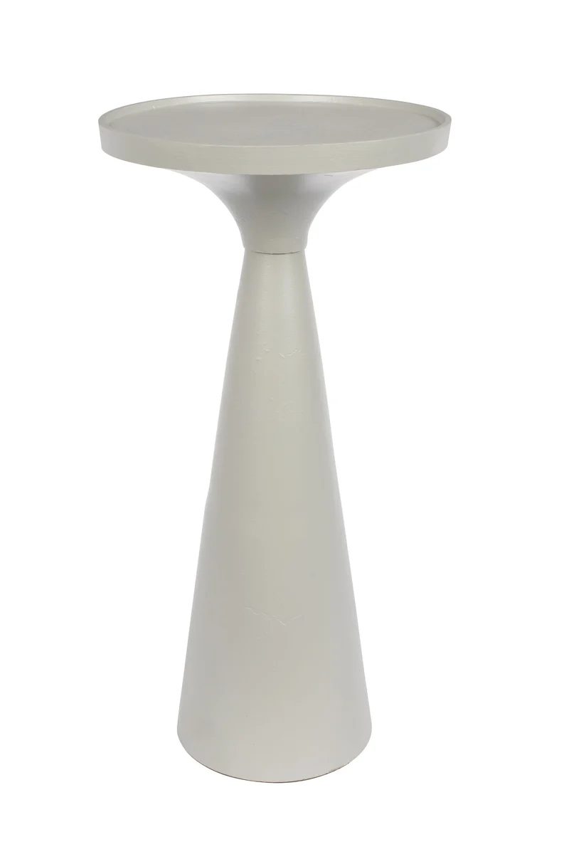 Zuiver Beistelltisch Floss – Grau, Aluminium, 28 × 28 × 56 cm