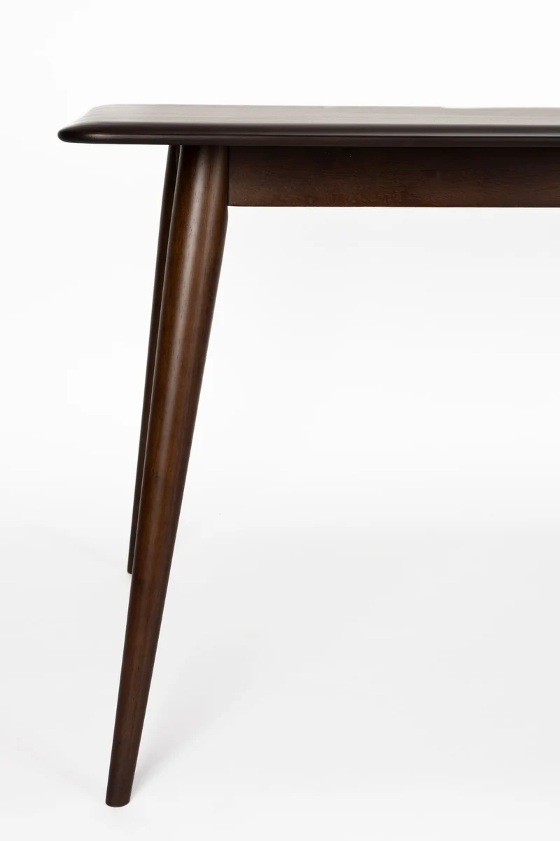 Dutchbone Esstisch Elroy – Braun, Gummibaumholz, 180 × 80 × 75 cm