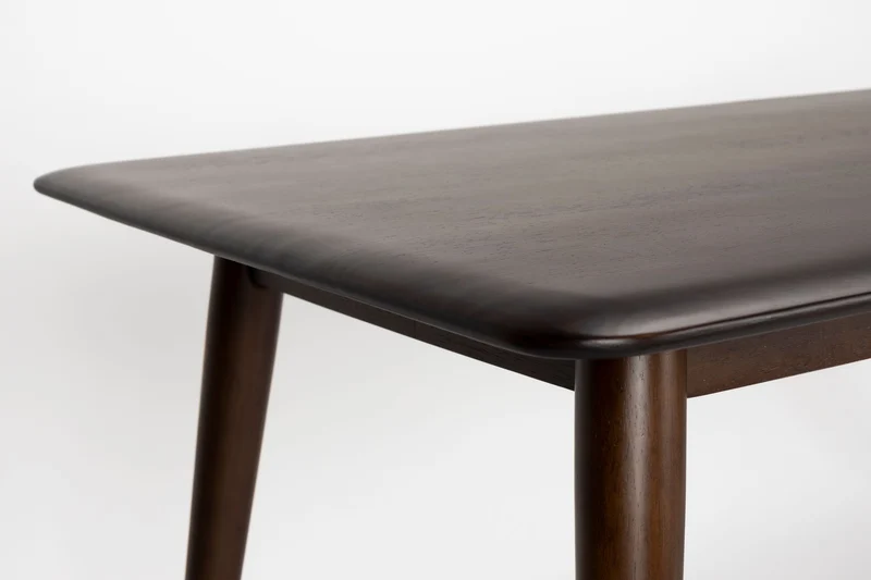 Dutchbone Esstisch Elroy – Braun, Gummibaumholz, 180 × 80 × 75 cm