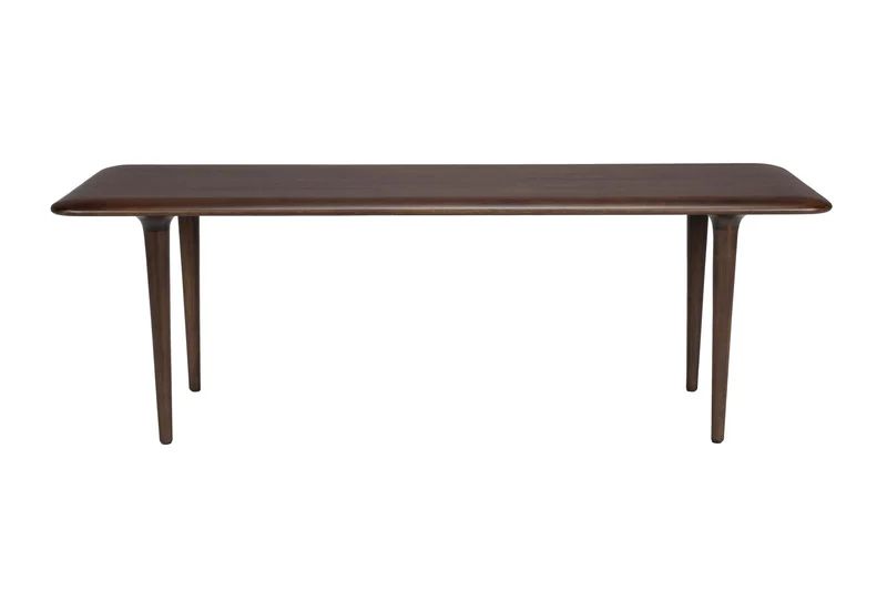 Dutchbone Couchtisch Elroy L – Braun, Gummibaumholz, 110 × 38 × 38 cm