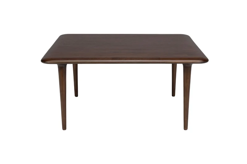 Dutchbone Couchtisch Elroy Square – Braun, Gummibaumholz, 70 × 70 × 33 cm