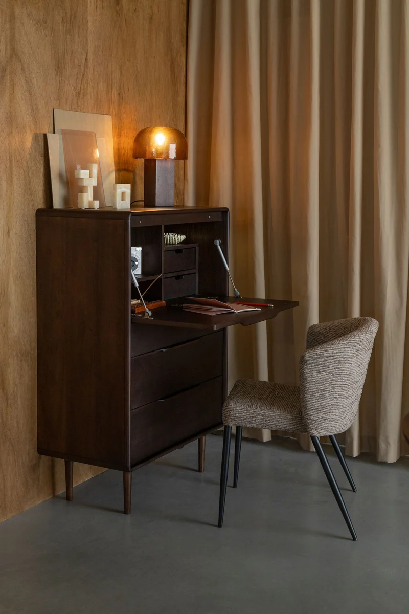 Dutchbone Schrank Elroy – Braun, Akazienholz, 45 × 80 × 120 cm