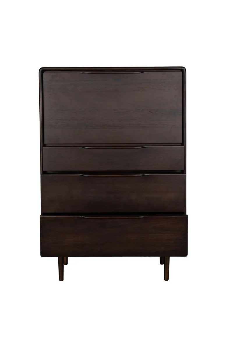 Dutchbone Schrank Elroy – Braun, Akazienholz, 45 × 80 × 120 cm