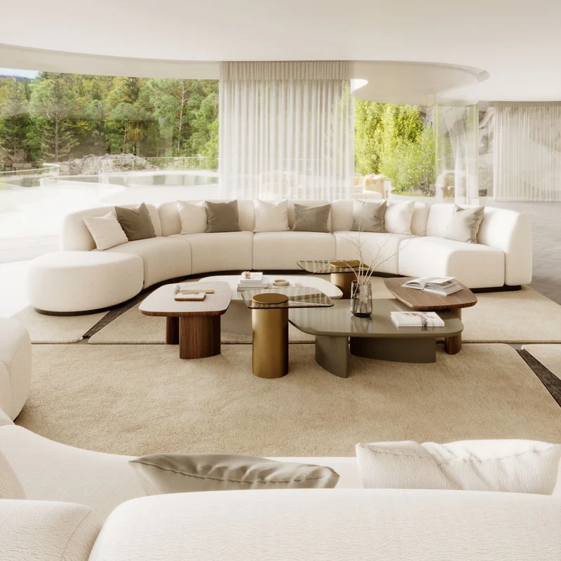 Stylish Club Dolomites Large Couchtisch – Large