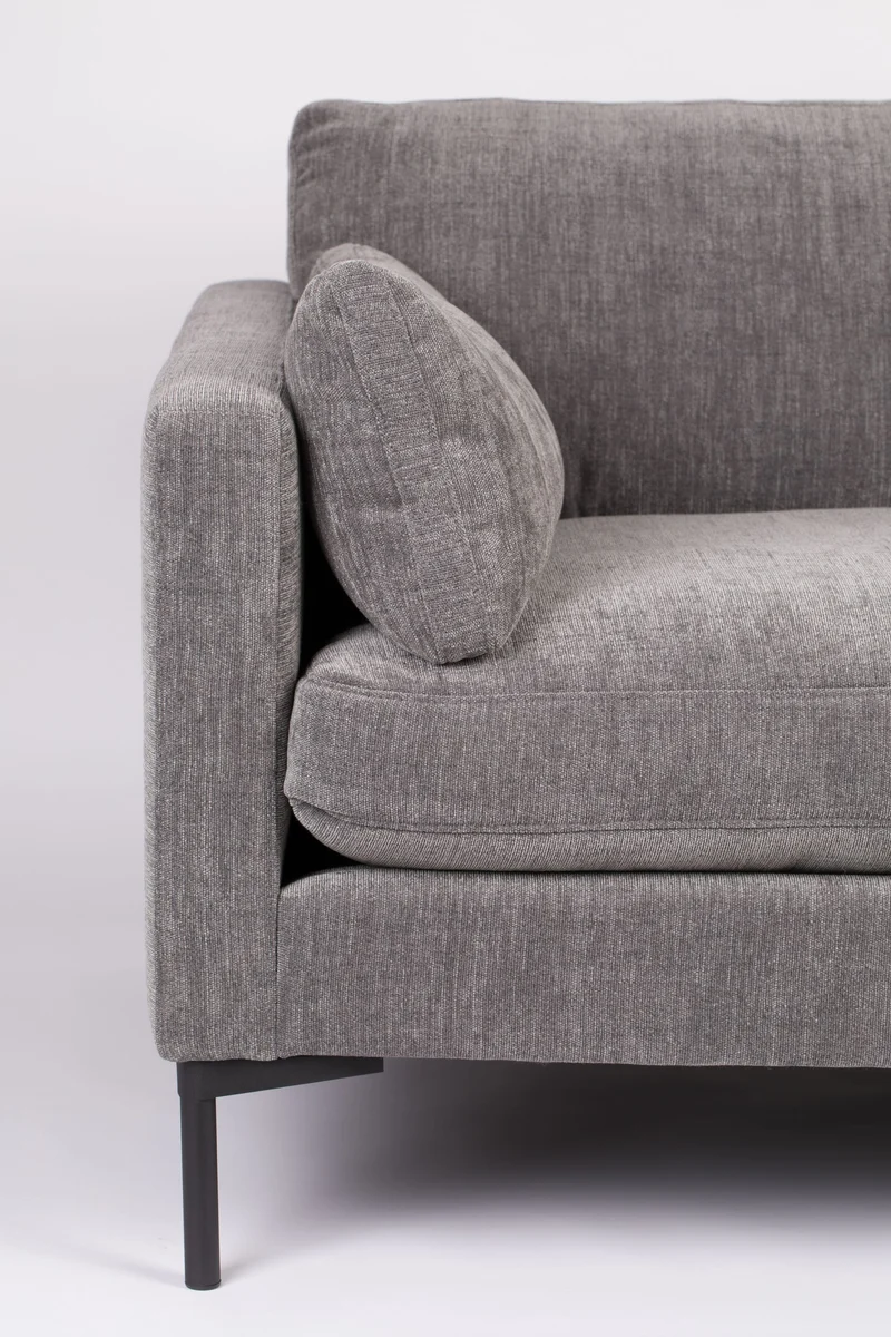 Zuiver Sofa Summer 7-Sitzer – Anthrazit, Stoff, 31,8 × 318 × 82 cm