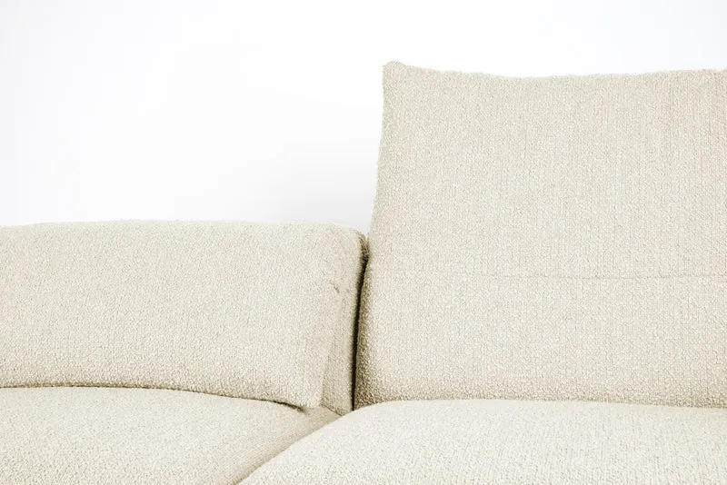 Zuiver Sofa Wings 3-Sitzer – Natur, Polypropylen, 101 × 260 × 72 cm