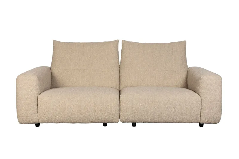 Zuiver Sofa Wings 3-Sitzer Caramel – Braun, Stoff, 101 × 260 × 72 cm