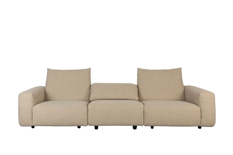 Zuiver Sofa Wings 4,5-Sitzer Caramel – Braun, Polypropylen, 101 × 355 × 72 cm