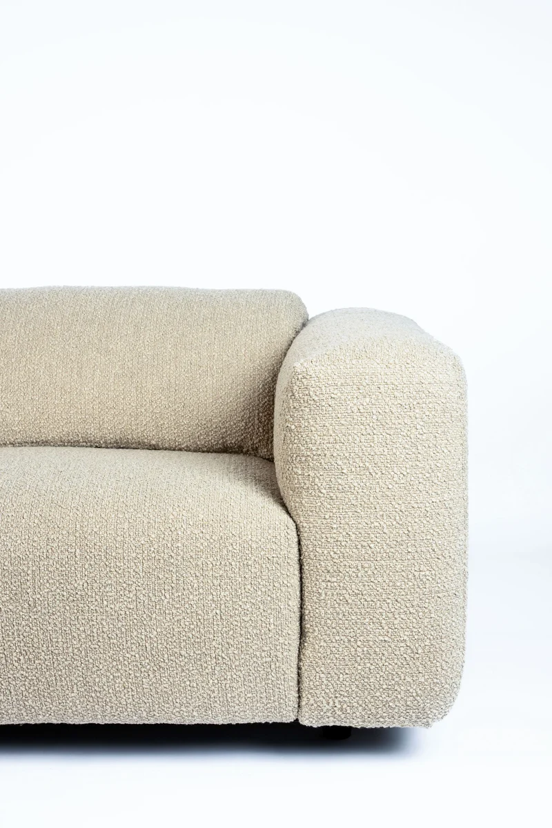 Zuiver Sofa Wings 4,5-Sitzer Caramel – Braun, Polypropylen, 101 × 355 × 72 cm