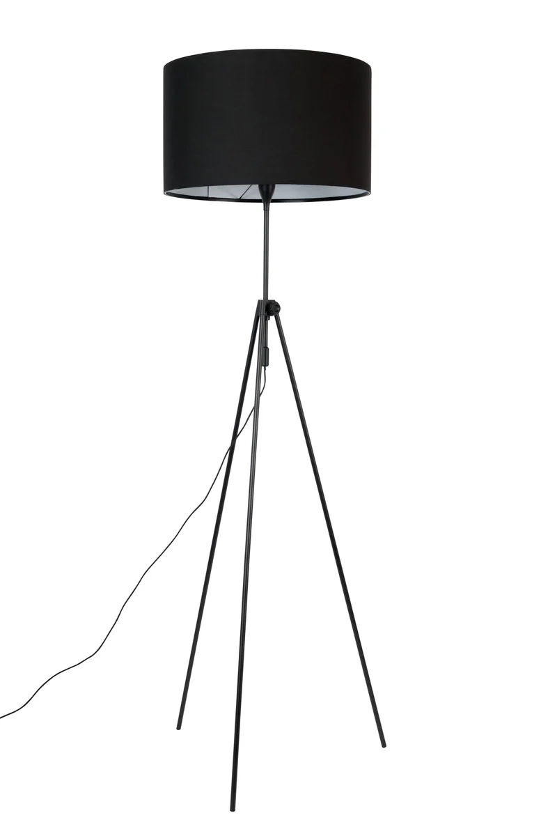 Zuiver Stehleuchte Lesley – Schwarz, Eisen, 58 × 58 × 153 cm