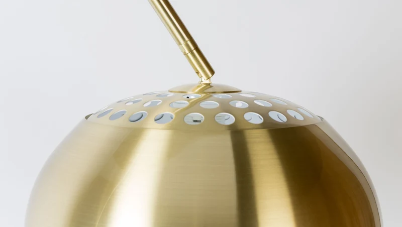 Zuiver Stehleuchte Metal Bow – Messing, 158 × 39 × 190 cm