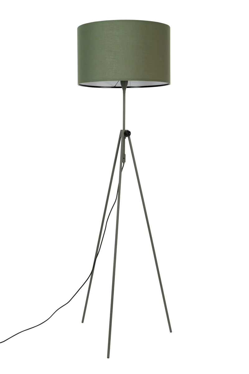 Zuiver Stehleuchte Lesley – Grün, Eisen, 59 × 59 × 154 cm