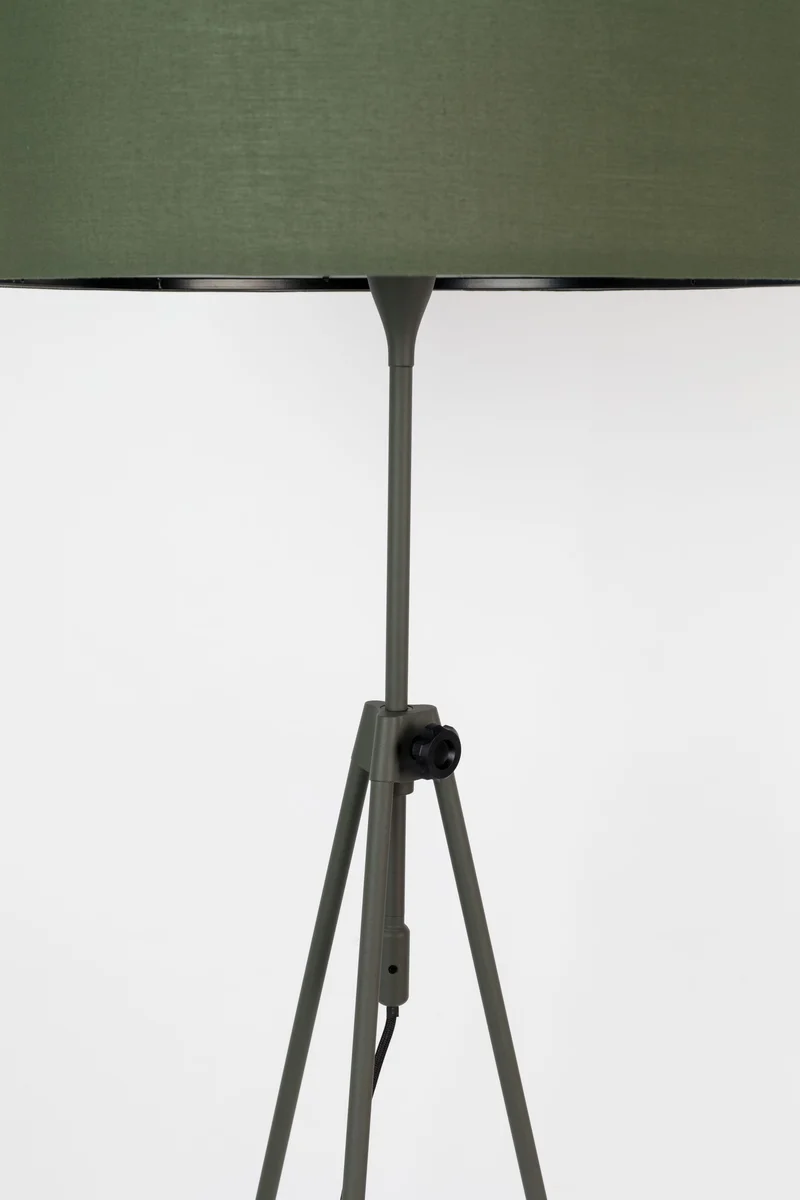 Zuiver Stehleuchte Lesley – Grün, Eisen, 59 × 59 × 154 cm