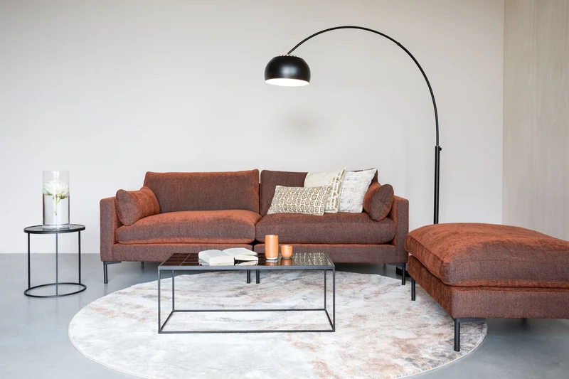 Zuiver Stehleuchte Metal Bow – Schwarz, Metall, 158 × 39 × 190 cm