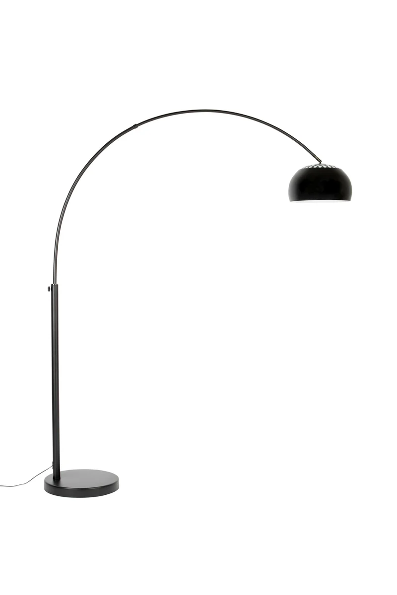 Zuiver Stehleuchte Metal Bow – Schwarz, Metall, 158 × 39 × 190 cm